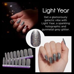 Rare Color Street Nail Polish Strips: Light Year